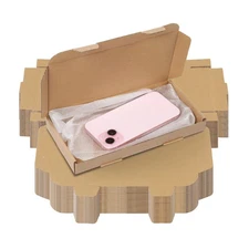 50 8x4x1 Cardboard Paper Boxes Mailing Packing Shipping Box Corrugated Carton