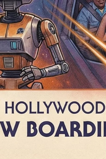 Póster de atracción Star Tours The Adventure Continues 11x17 WDW Hollywood Studios Foto 2 de 4