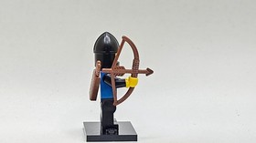 LEGO minifigure Black Falcon Knight cas301 Castle Black Falcons 6073 6074 archer