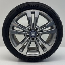 14-16 Mercedes W212 E350 Wheel Rim W/ Tire 18" 18x8.5 Factory OEM