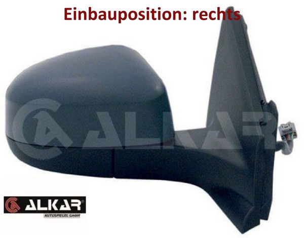 Alkar 6130376 AußEnspiegel Rechts Spiegel AußEn FüR Ford-image