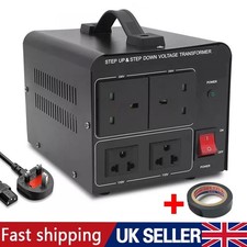 3000W Voltage Converter Transformer Step Up/Down 110v-230v/230v-110v Converter