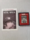Atari 2600 Solaris Game Cartridge CX26136 Tested Vintage 1988