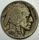 1930-S Buffalo Nickel 5C 5 Cents San Francisco Mint F/VF Fine - Very Fine ST276