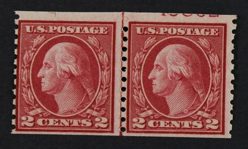 CKStamps: US Stamps Collection Scott#492 2c Mint H OG Partial P#, 24 3/4mm