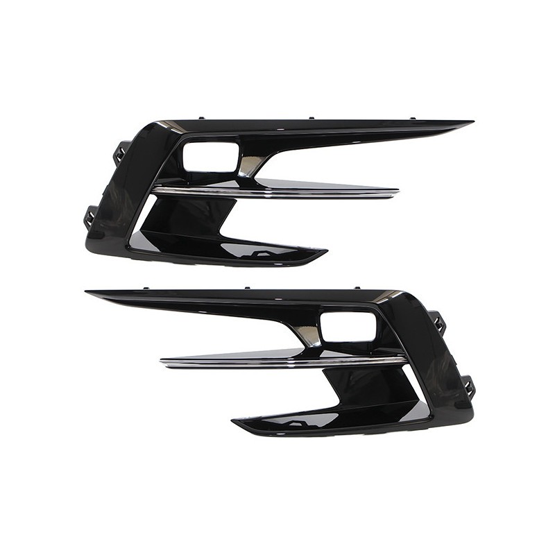 Grilles de pare-choc pour Renault abîmées ? Kit de remplacement noir et chrome