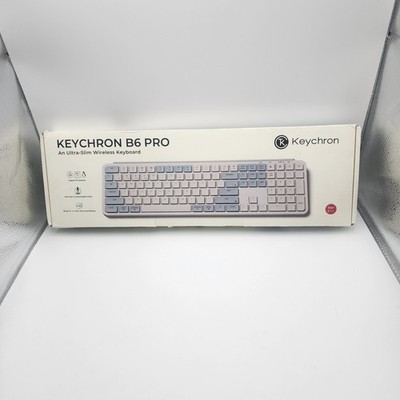 Keychron B6 Pro Ultra-Slim Wireless Keyboard - Retro Blue