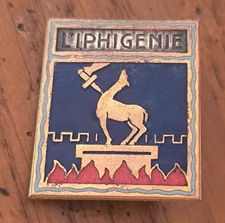 Insigne Marine Torpilleur L'Iphigénie / Drago Paris Beranger Depose /JJ6