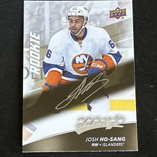 JOSH HO-SANG Rookie Silver Script 2017-18 UD MVP #245 Free Comb Ship