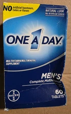 Men's Complete Multivitamin 60 Tabs By One-A-Day Exp: OCTOBER 2026