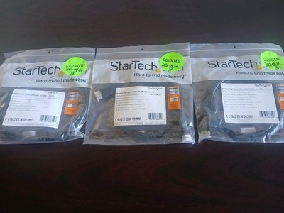 StarTech.com Premium High Speed HDMI Cable 4k 60Hz 3 Ft *Lot Of 3*