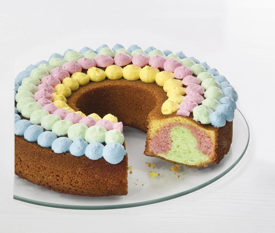 Springform mit Flach- und Rohrboden Ø 26 cm auslaufsichere Kuchenform mit 2 B... - Bild 2 von 2