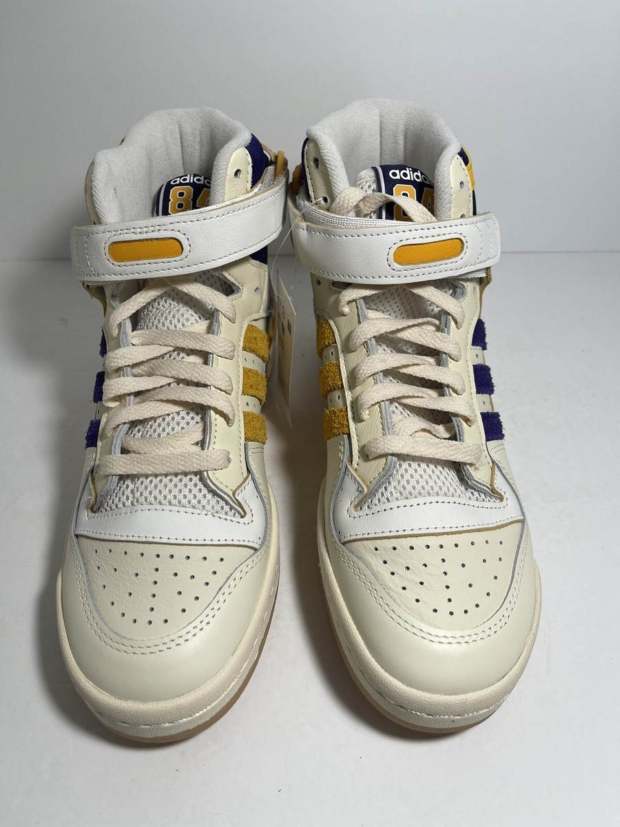 New Adidas Forum 84 High Lakers GX9054 Men display picture 3