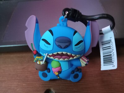Disney Stitch Figural Bag Clip Series 5 3 Inch Stitch Eating