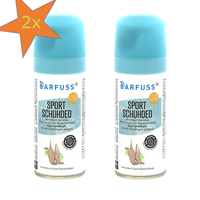 2X 100Ml Barfuss Sport Schuhdeo Frische Sneaker & Schuhe Ohne SchweißGeruch