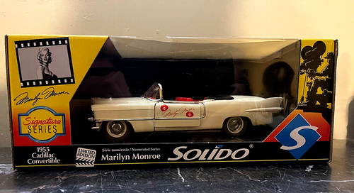 Solido Signature Series Marylin Monroe 1955 Cadillac Conv 1/18 Scale-SEALED!