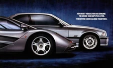 BMW Mclaren F1 Engine Ad Poster 22x13 The Ultimate Driving Machine Fastest Car
