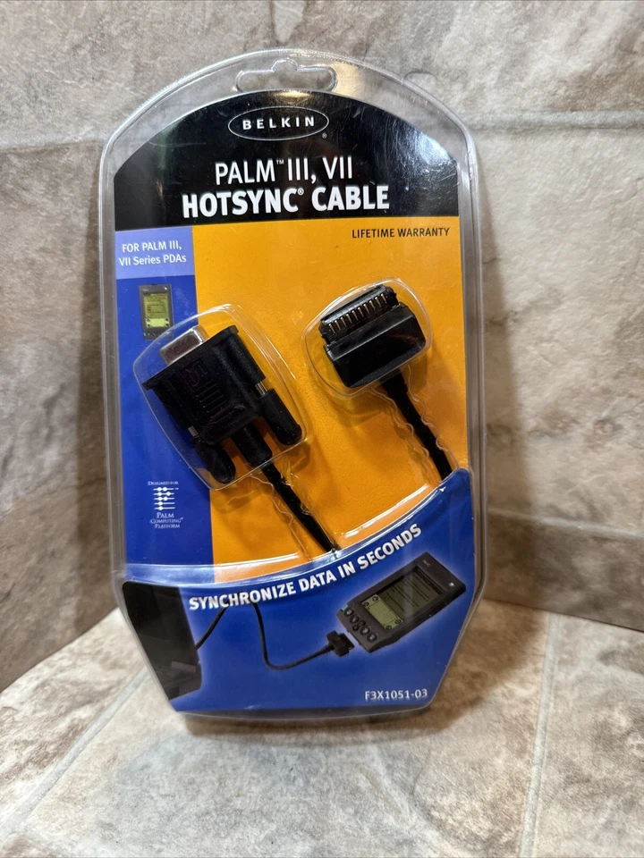Belkin HotSync Cable for Palm III, VII,F3X1051-03, Synchronize Data In Seconds - Image 3 of 4
