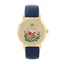 Toff London TLWS-30729 Ladies Mothers Day Flower Watch