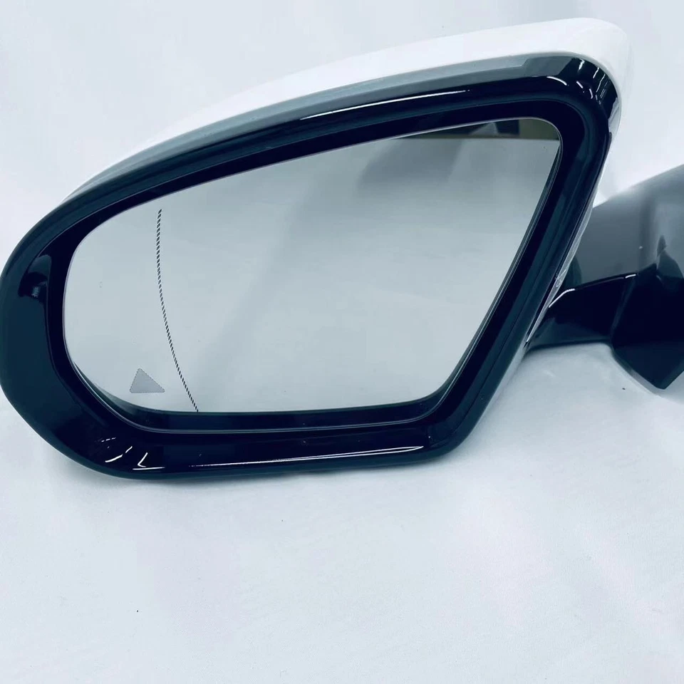 Espejo retrovisor lateral del conductor del coche W213 para Mercedes Benz clase E E300 blanco izquierdo 2016+ Foto 4 de 4