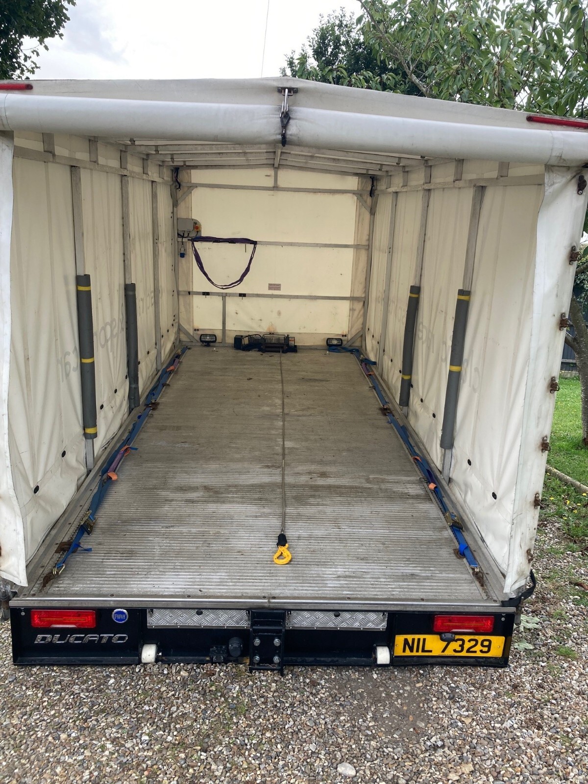 2007 Fiat ducato enclosed car transporter, tilt/slide body, alko