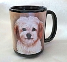 Cavachon Print Ceramic Mug 12 Oz. by Orca Coa...