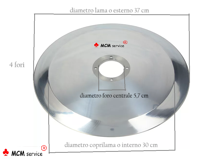 Lama per affettatrice 370-57-4-300 RASSPE 100CR6