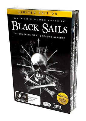 Black Sails TV Series (2014) The Complete First & Second Series 8 DVD Box Set - Image 1 of 2
