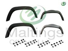 defender wheel arch spat set landrover defender eyebrow set black gloss finish