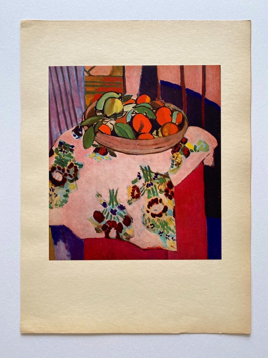 HENRI MATISSE RARE 1946 1ST EDITION FINE ART LITHOGRAPH PRINT 