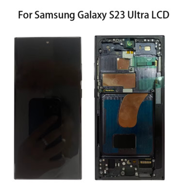 Samsung Galaxy S23 Ultra SM-S918 OLED Display LCD Screen Touch Digitizer + Rahmen