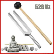 Tuning Fork 528C 528HZ Tuner with Mallet Set for DNA Repair Healing Nervous NEW