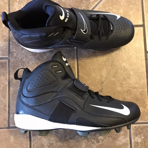 NIKE Air Zoom BOSS Football Cleats #310954-011 Size 15 Black \u0026 White | eBay