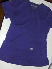 Grey's Anatomy purple scrub top - XS