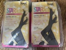 NEW 2 Pairs of Spanx Shaping Tights Size A MSRP $52 Patterned Rib Row & Heatherd