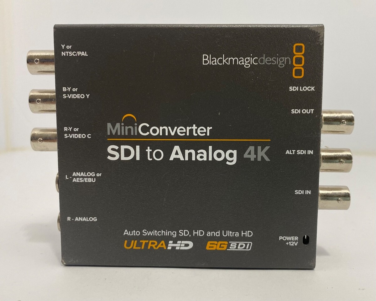 Blackmagic Design Mini Converter SDI to Analog 4K - Free Shipping