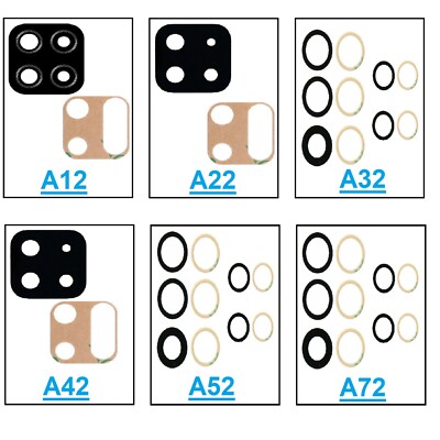 Für Samsung A12 A22 A32 A42 A52 A72 Kamera Glas Linse Ersatz Set