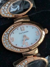 Guy Laroche Paris Women's Rose Gold Tone Watch NIB WORKING Estate PLS READ