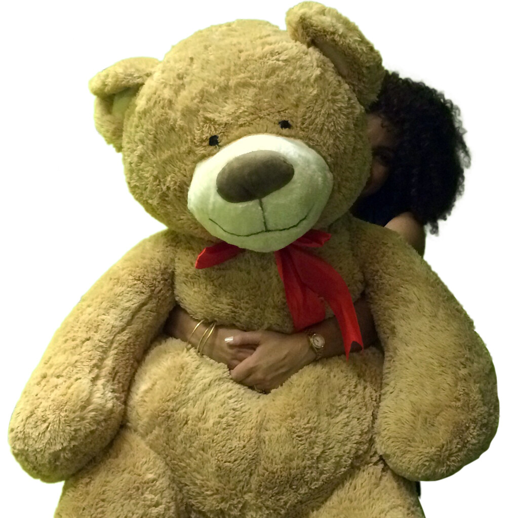 Foot Giant Teddy Bear Huge Soft Tan Giant Stuffed Animal 60