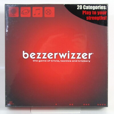 Bezzerwizzer. Das Spiel der Quiz, Taktik & Tricks für Erwachsene. Factory Sealed, 2008