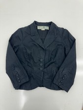 Jolt Black Button Up Blazer Womens Size Large