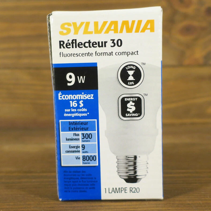 Sylvania 29638 Reflector 30 Compact Fluorescent CF9EL/R20/2700K 9W 2700K 1 Case - Image 4 of 4
