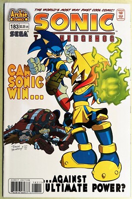 SONIC The HEDGEHOG Comic Book #183 February 2008 First Edit Bagged & Boarded VF+