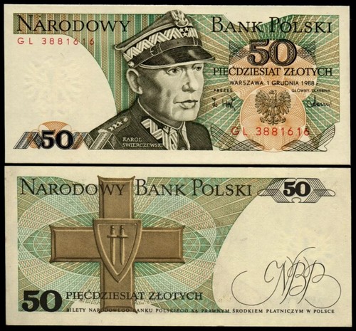 POLAND 50 Zlotych P-142 1988 x 20 Pcs UNC Lot PACK Bundle Polish Currency NOTE - Picture 5 of 7