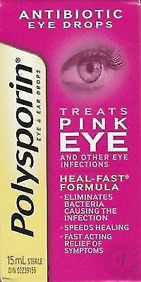Johnson Johnson 101622 15ml Polysporin Antibiotic Pink Eye Drops For Sale Online Ebay