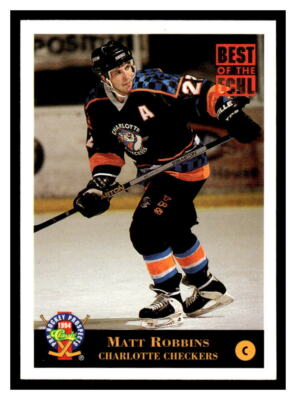 1994 Classic Pro Prospects #230 Matt Robbins - Charlotte Checkers