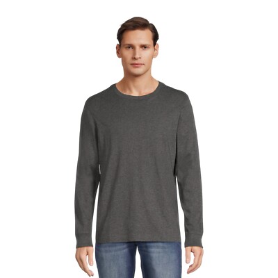 George Men's Long Sleeve Cotton Crew Neck Tee I Was Lightning
