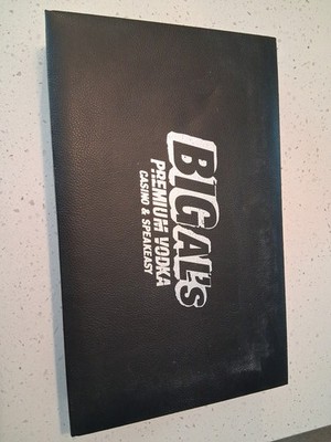 VGC. Big Al s Premium Vodka Casino Speakeasy New Never Used. Empty Bottle