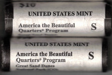 2014-S Brilliant Uncirculated Great Sand Dunes National Park Quarter Coin Roll!