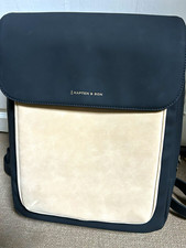KAPTEN & SON Tromso Cream/Black Daypack Backpack Water-Resistant Anti-Theft